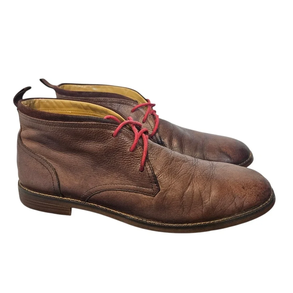 Cole Haan Curtis‎ Chukka II Boots Leather Casual Dress Men 10.5M Brown